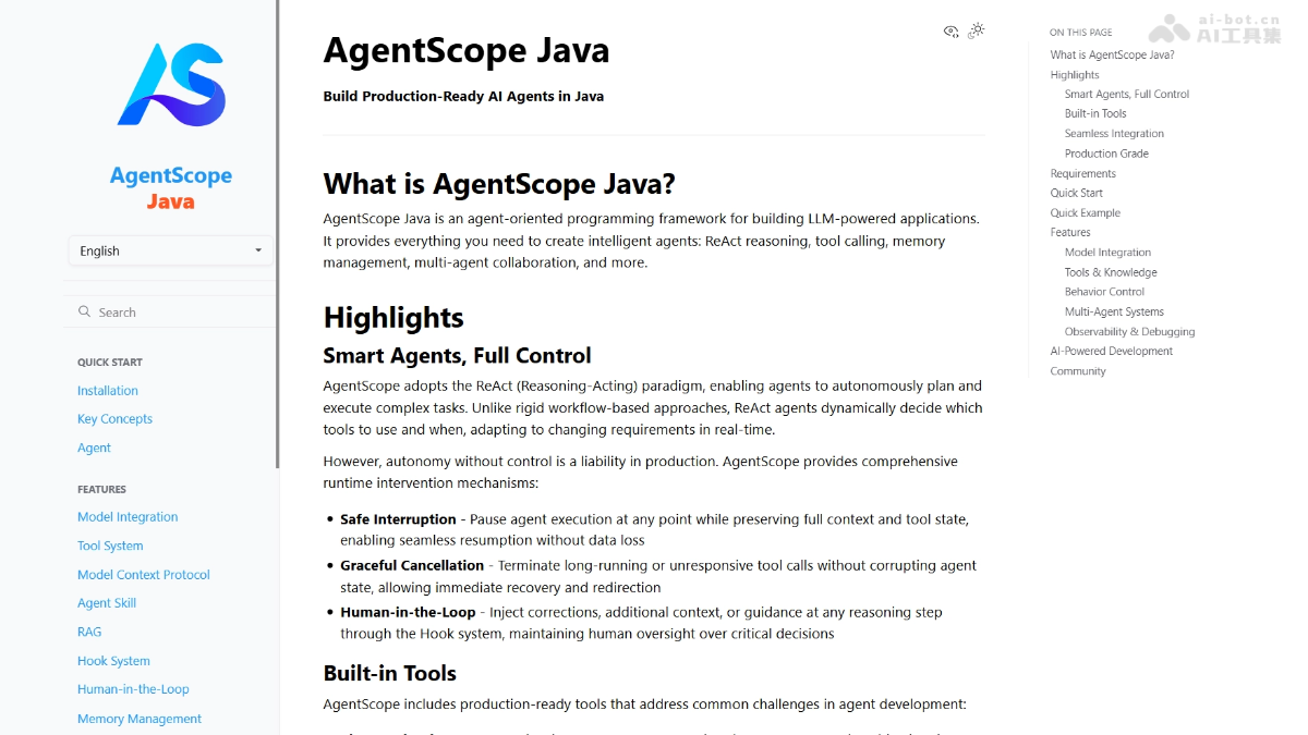 AgentScope Java
