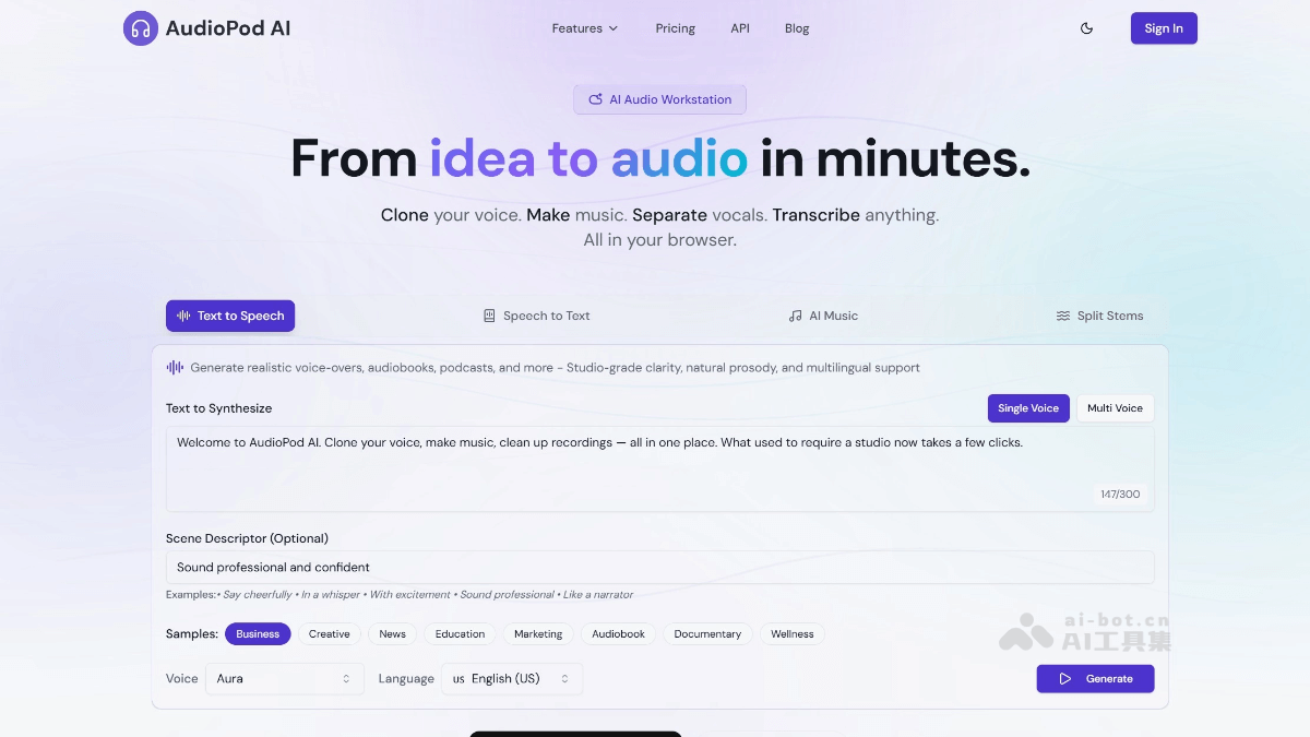 AudioPod AI
