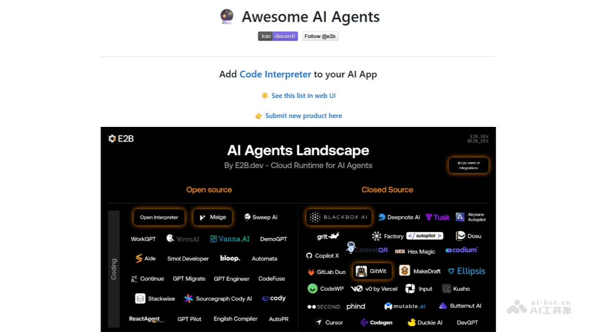 Awesome AI Agents