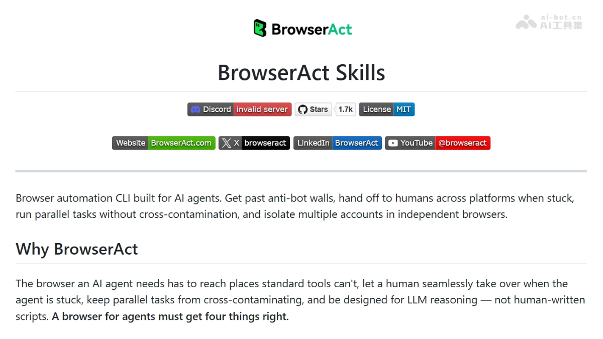BrowserAct Skills