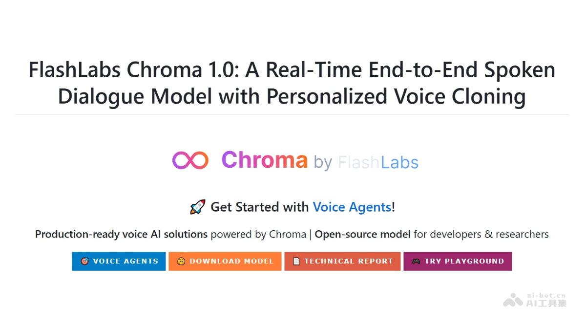 FlashLabs Chroma 1.0