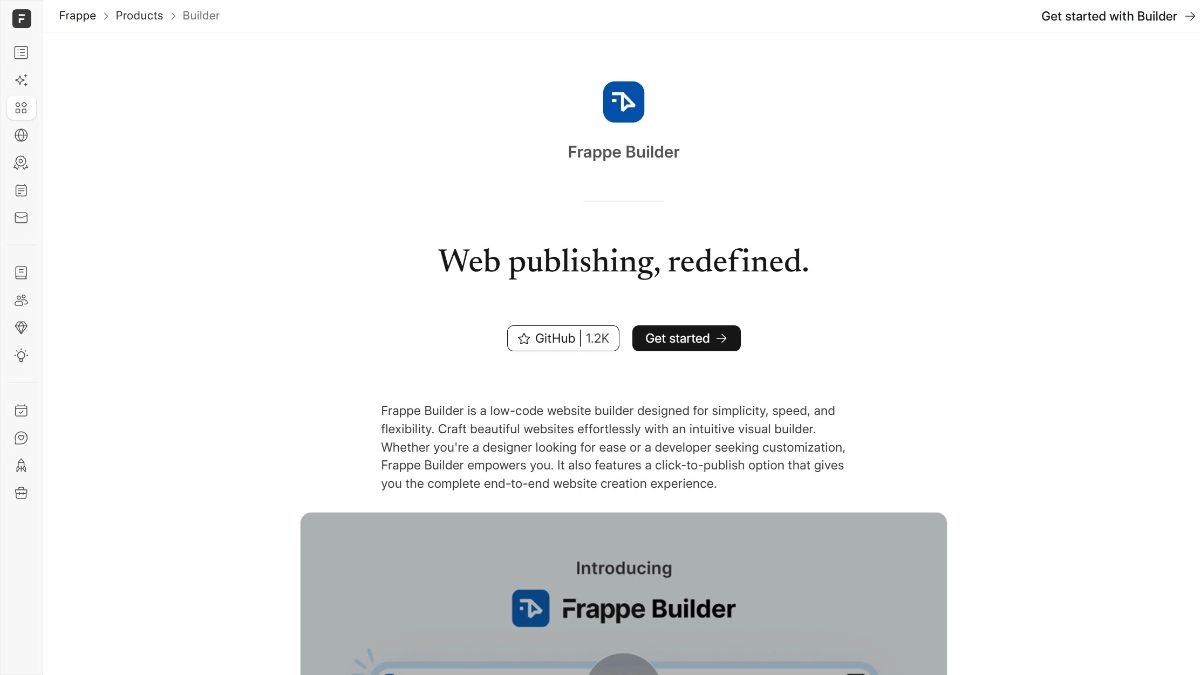 Frappe Builder