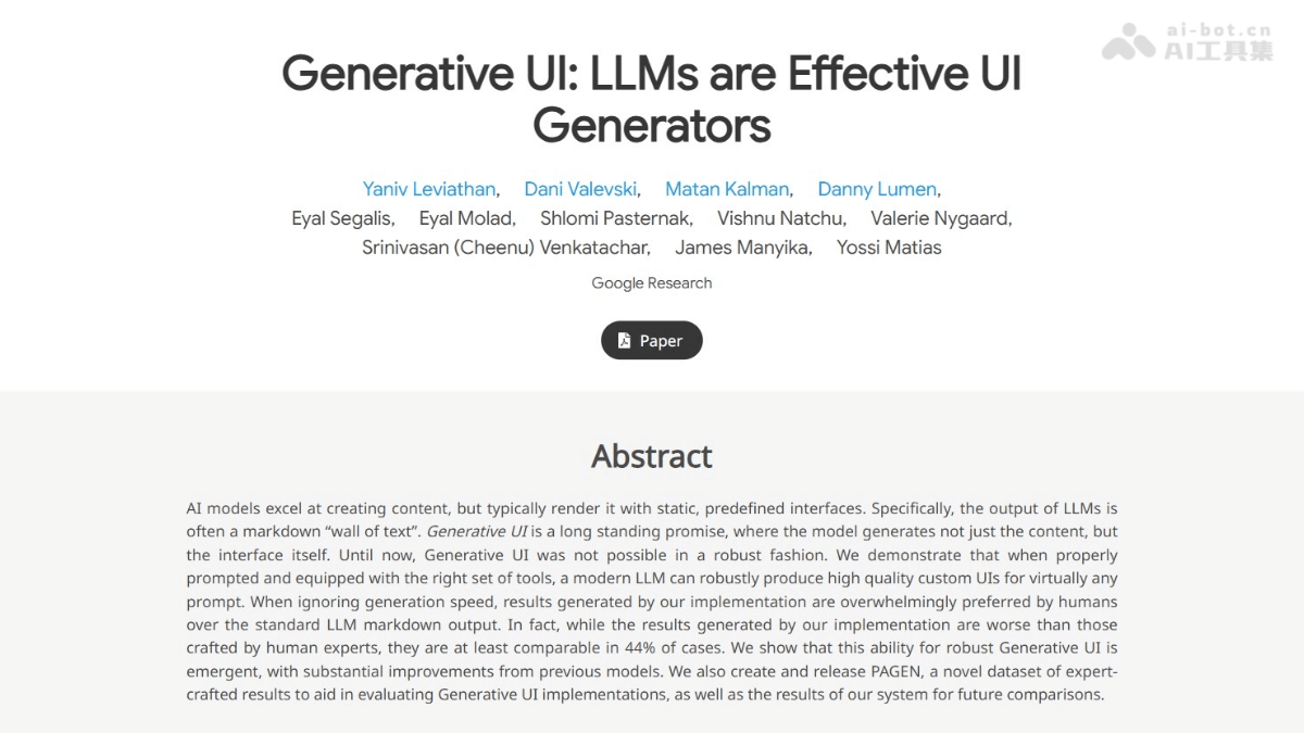 Generative UI