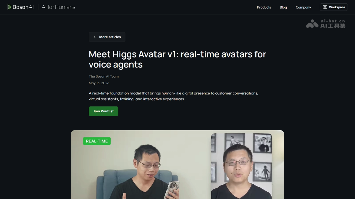 Higgs Avatar v1