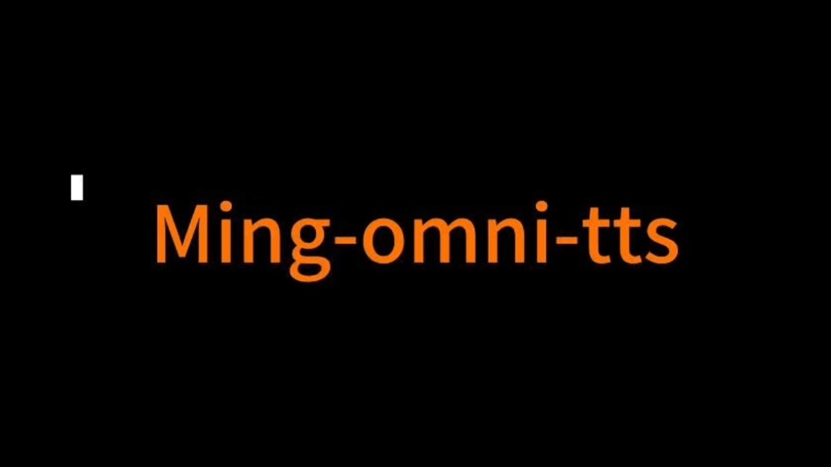 Ming-omni-tts