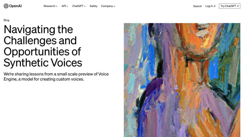 OpenAI Voice Engine