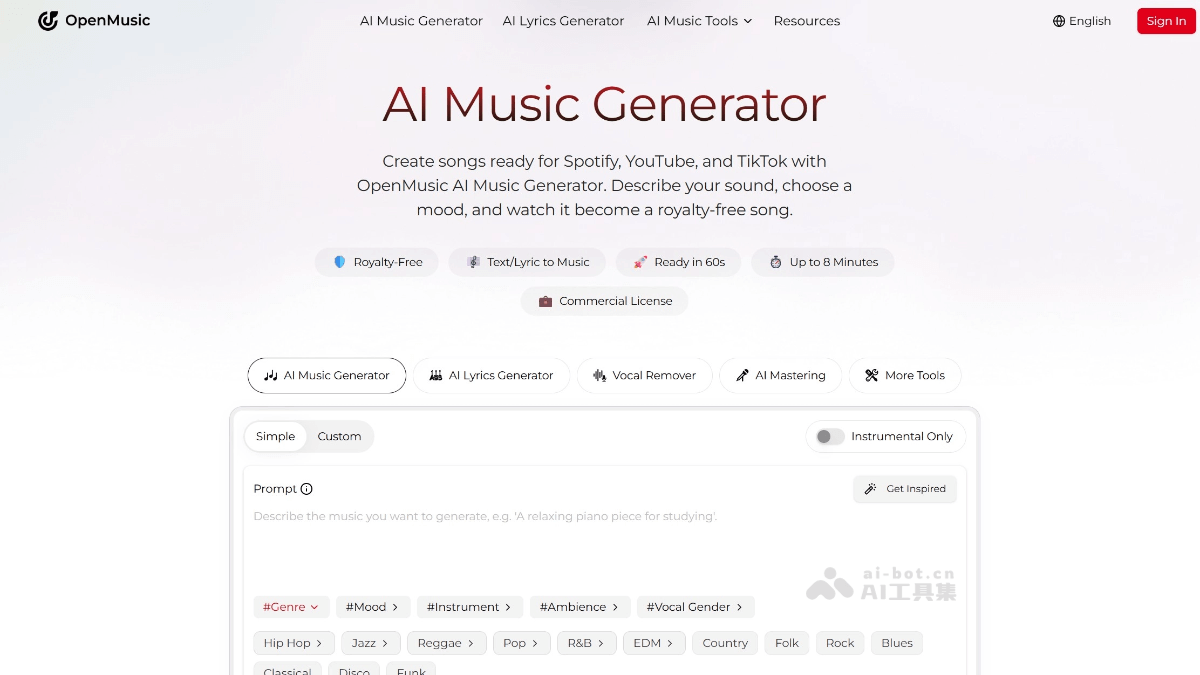OpenMusic AI