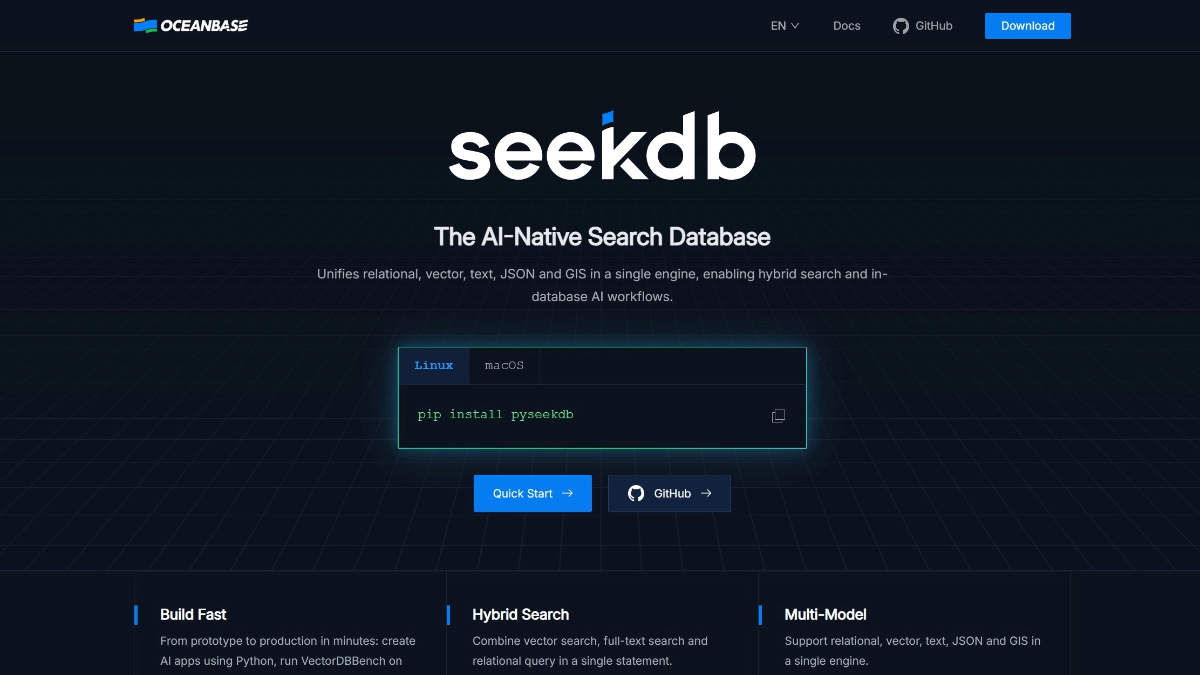 Seekdb