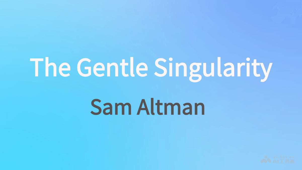 The Gentle Singularity