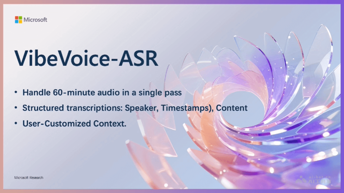 VibeVoice-ASR