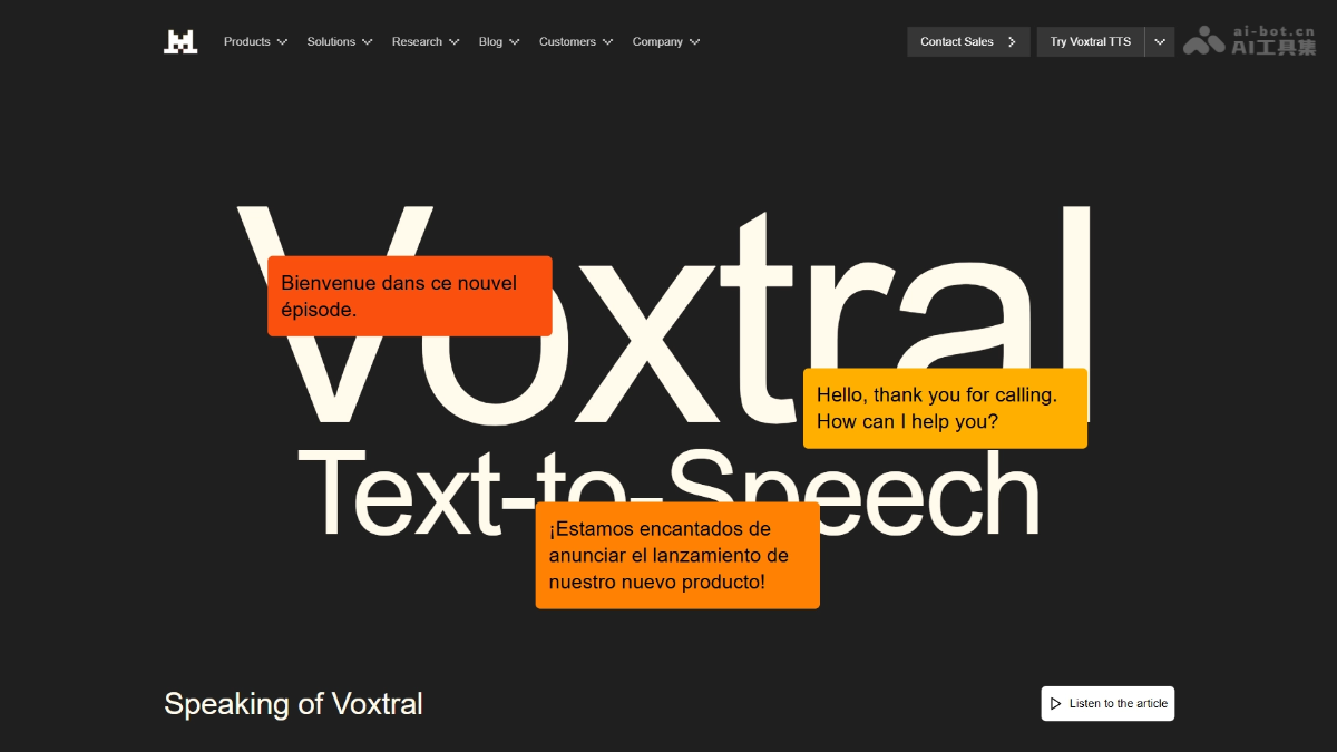 Voxtral TTS