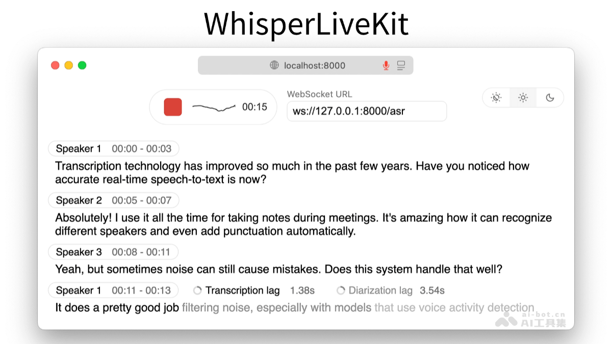 WhisperLiveKit